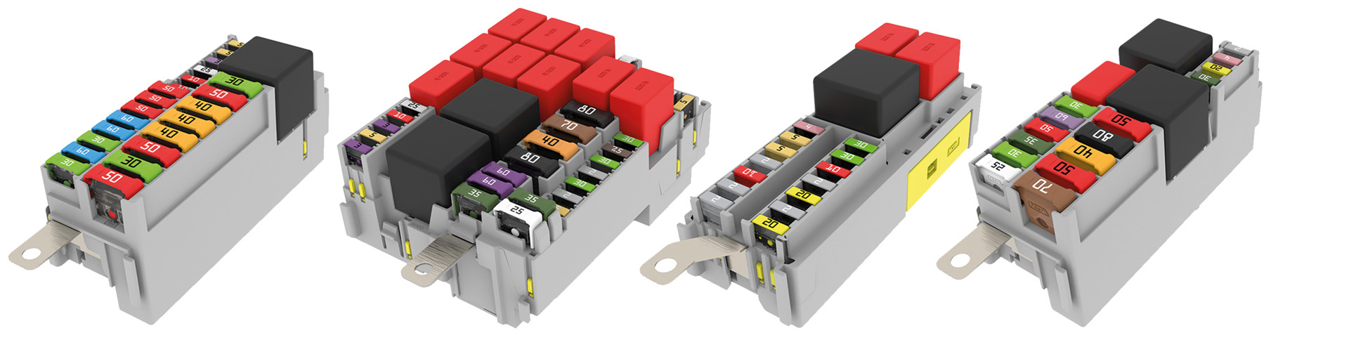 Electric distribution center with modules