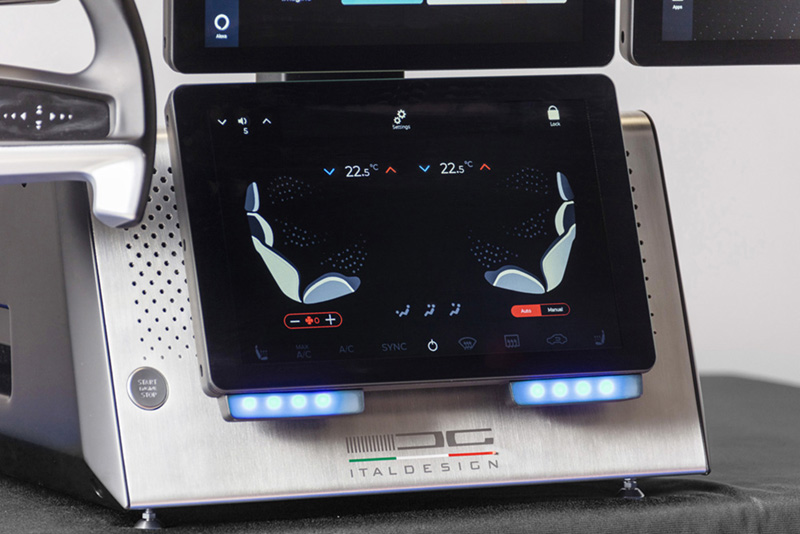 Display Infotainment Italdesign