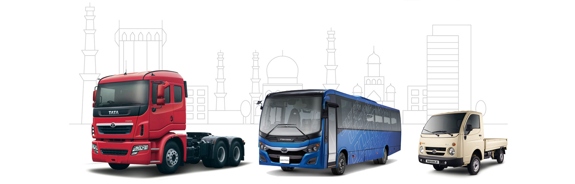 Tata bus and trucks