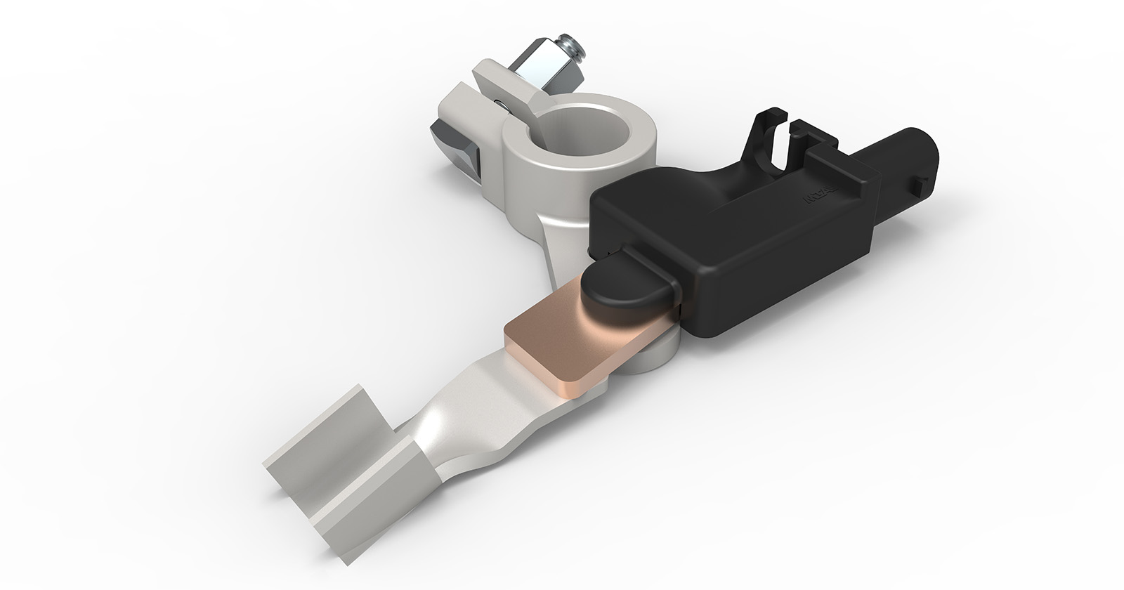 MTA Automotive 15.07915 Battery Terminal Quick LockM666DX Batteriepolklemme  Minuspol Doppelring-Schnellverschluss 1St.