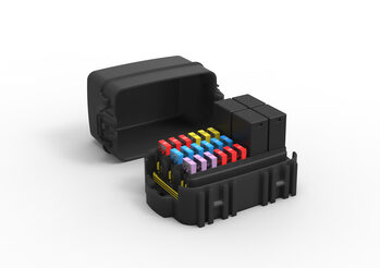 Module IP67 fus relays with cover